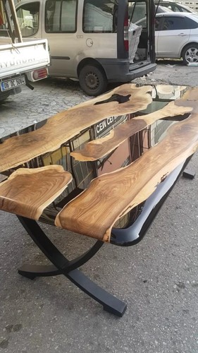 Custom epoxy resin river - epoxy,